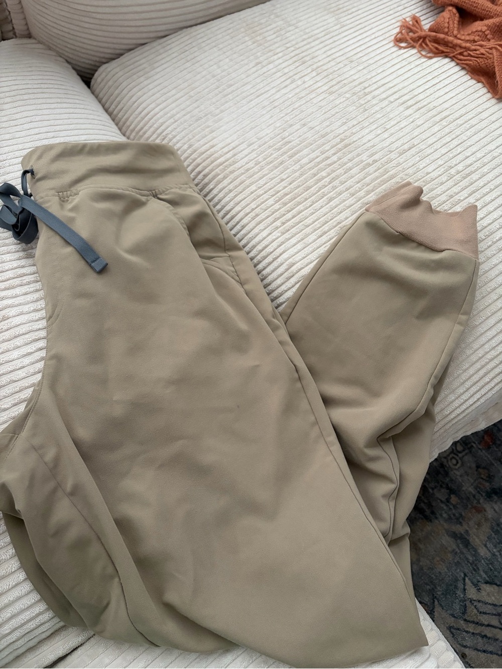 Figs Khaki Track Joggers